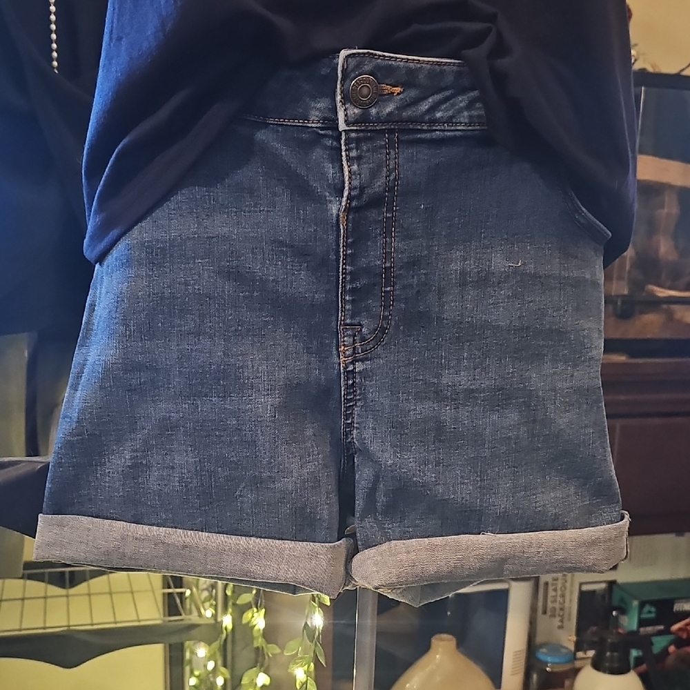 Stylish Blue Women's Jean Shorts